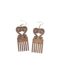 AFRO COMB Earrings